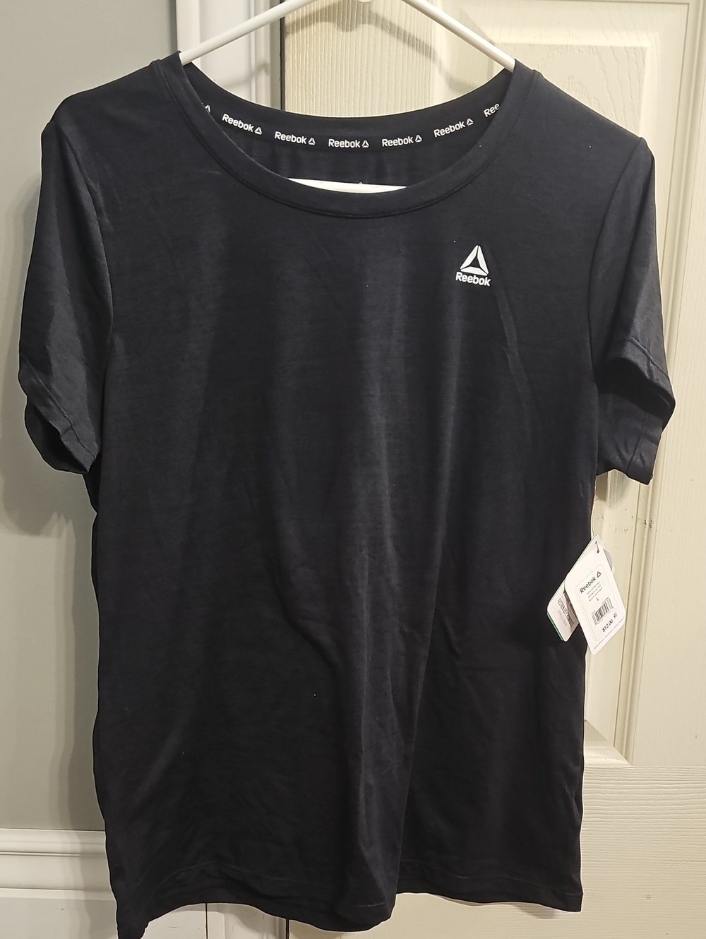 Reebok Men’s Black Crew Neck Athletic Tee
